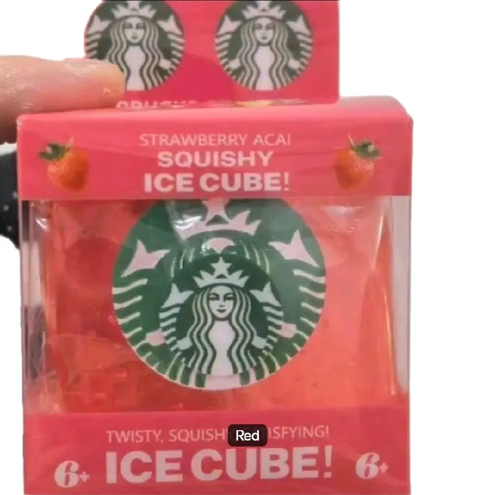 Star-bucks Cube Squishy, Soft Stress Relief , Portable Fidget Accessory