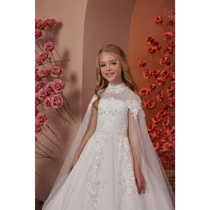 First Communion Flower Girl Ball Gown PR104