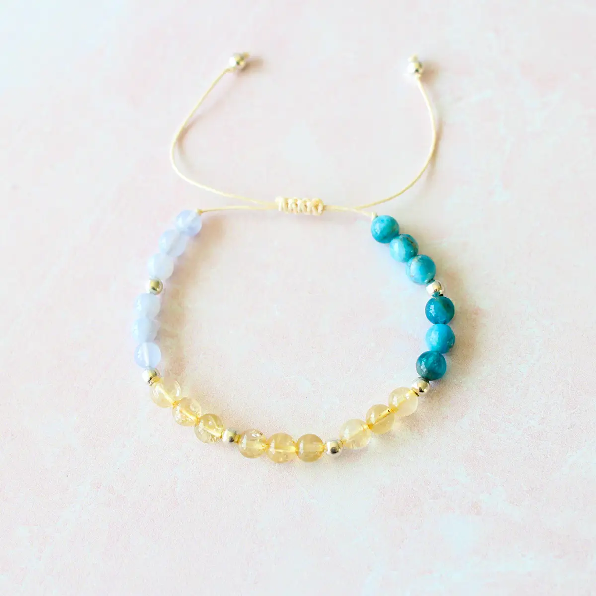 Zodiac Sign Crystal Bracelet | Adjustable | Sun, Moon & Rising Signs | 6mm