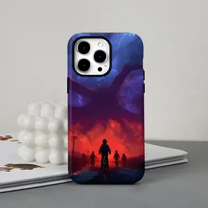 Phone Case: Stranger Theme Sci-Fi Hot Trendy Fictional Series Two-In-One Film Case, Tough, Dual Layered Case for Superior Protection, Durable, Drop-proof, for iPhone 17 16 15 14 13 12 11 8 7 X XS XR Plus Pro Max Mini, Birthday Christmas Gifts