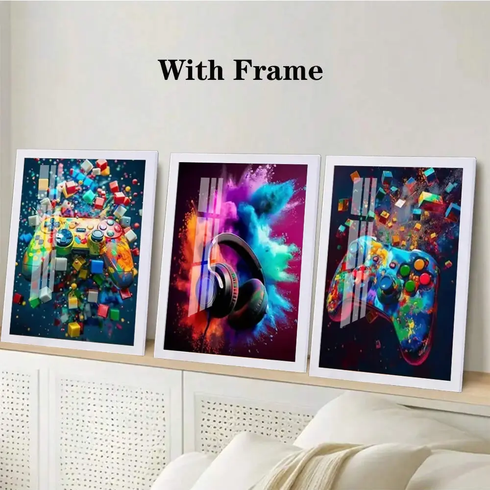 22×32 cm (White Wooden Fram)