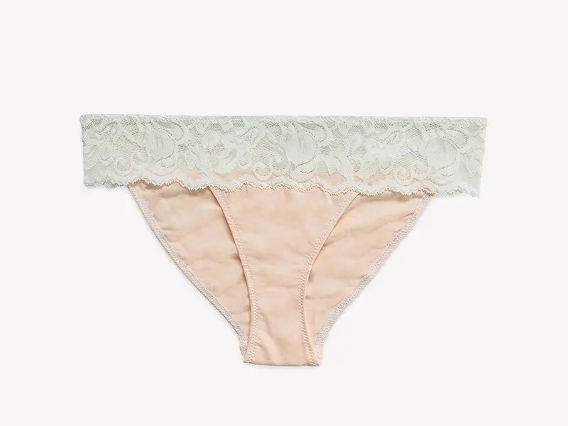 Astrid Brief Panty, White / Blush