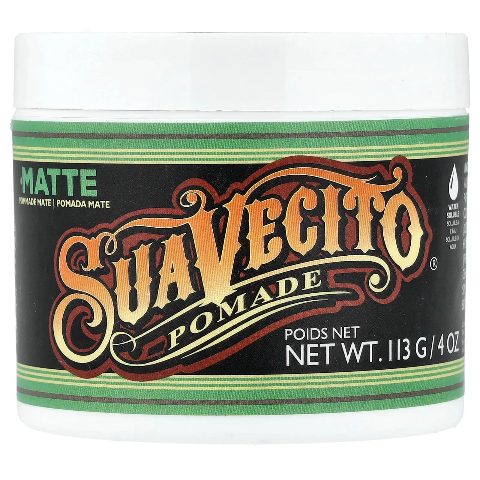 Suavecito Pomade, Matte, 4 oz (114 g)