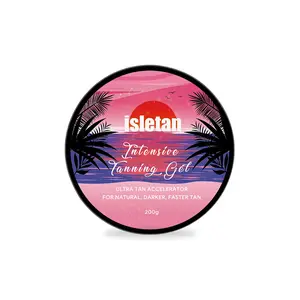 isletan intensive tanning gel for outdoor sun peach 200g