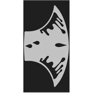 Stencil1FX Eye Drips 1 Tears Makeup Stencil - Water Drops Reusable Stencils United States Stencil America for Parades, Parties and More!