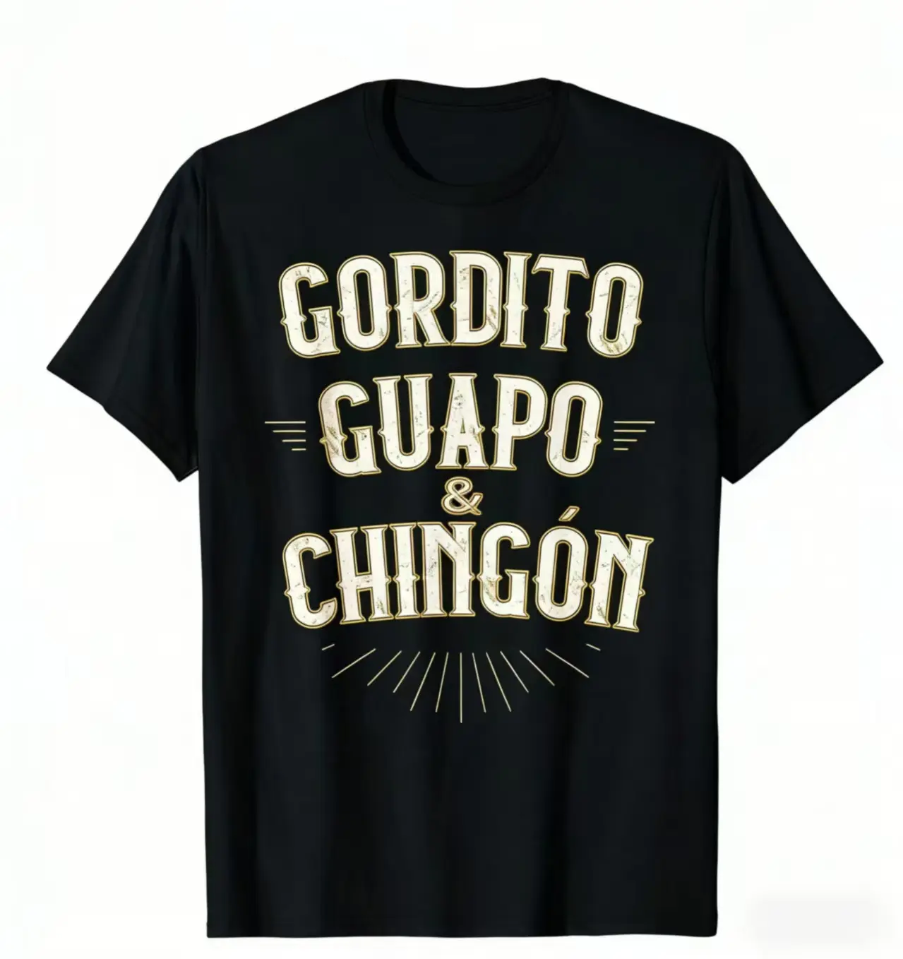 Chubby, Handsome and Awesome - Funny Mexican T-Shirt
