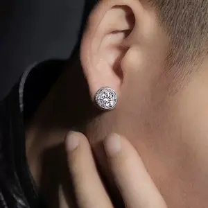 2026 Trend Alert: Unisex 12mm Full Pavé Square Geometric Stud Earrings, Micro Pave AAA Zircon, Hip Hop Oversized Luxury Artificial Gemstone Jewelry for Men & Women