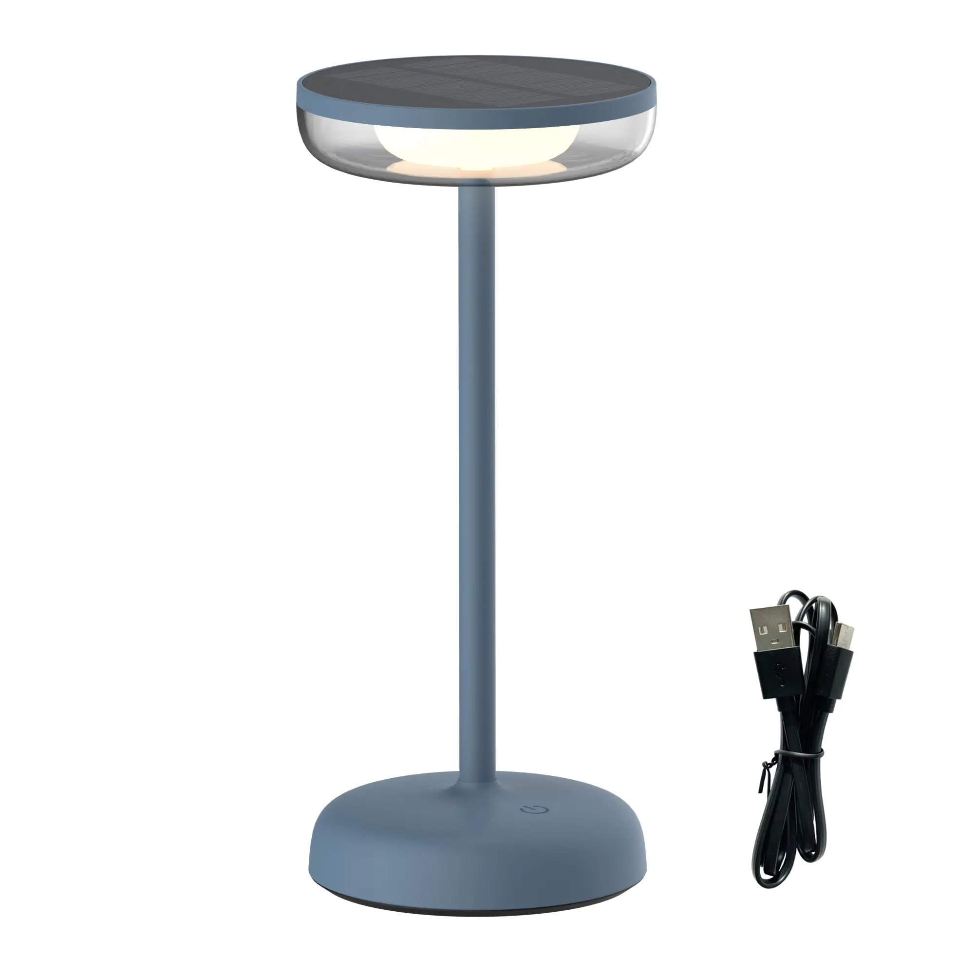 VerLuce Solar Table Lamp - Cocktail Style - drak