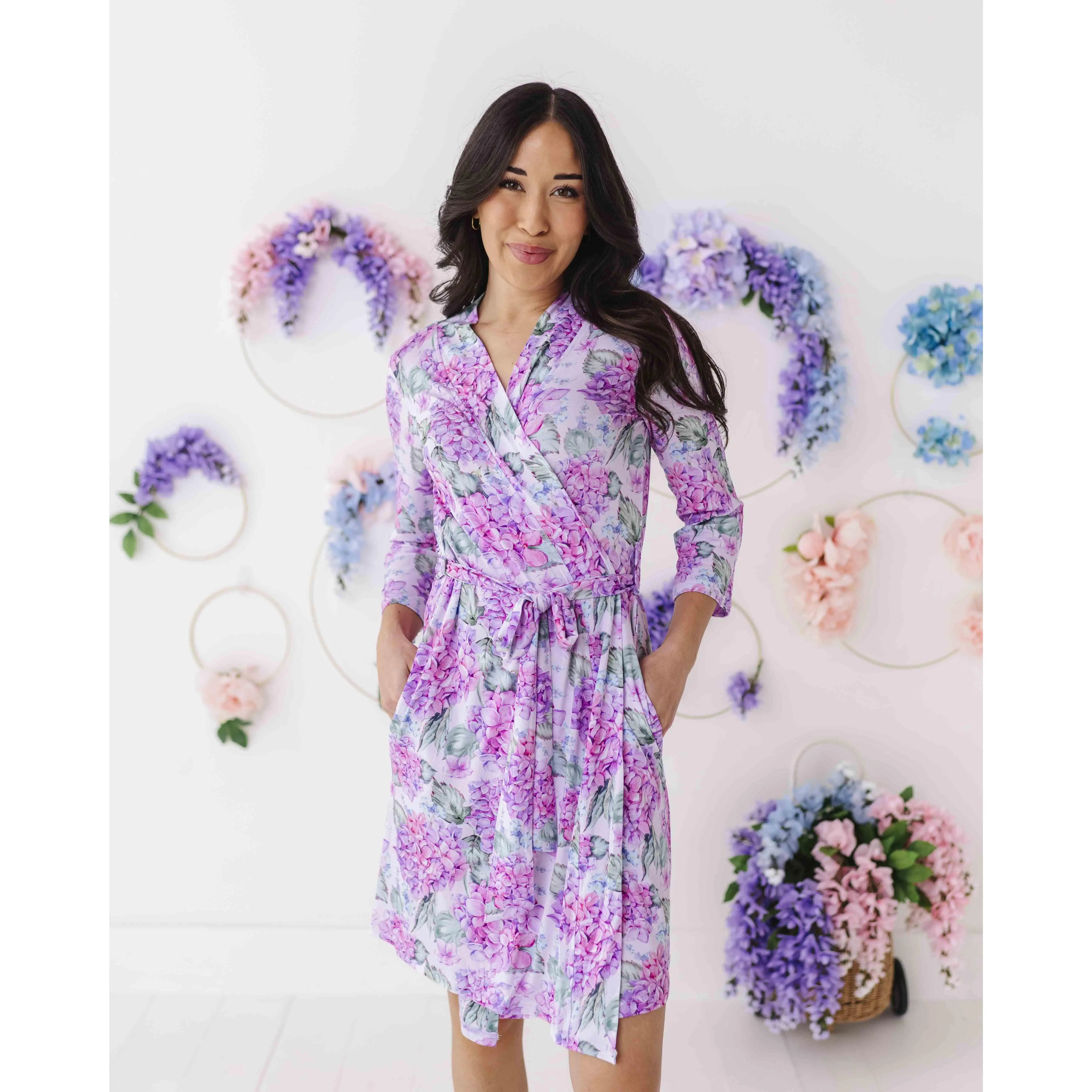 You Had Me At Hydrangea Robe