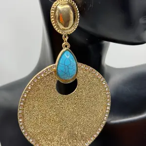 High Class Round Statement Earring