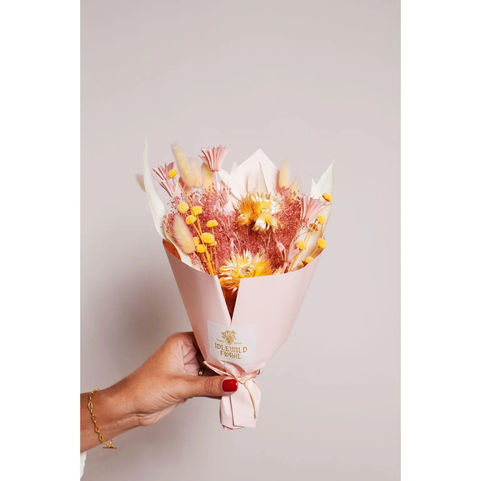 The Sunset Mini Bouquet & Vase