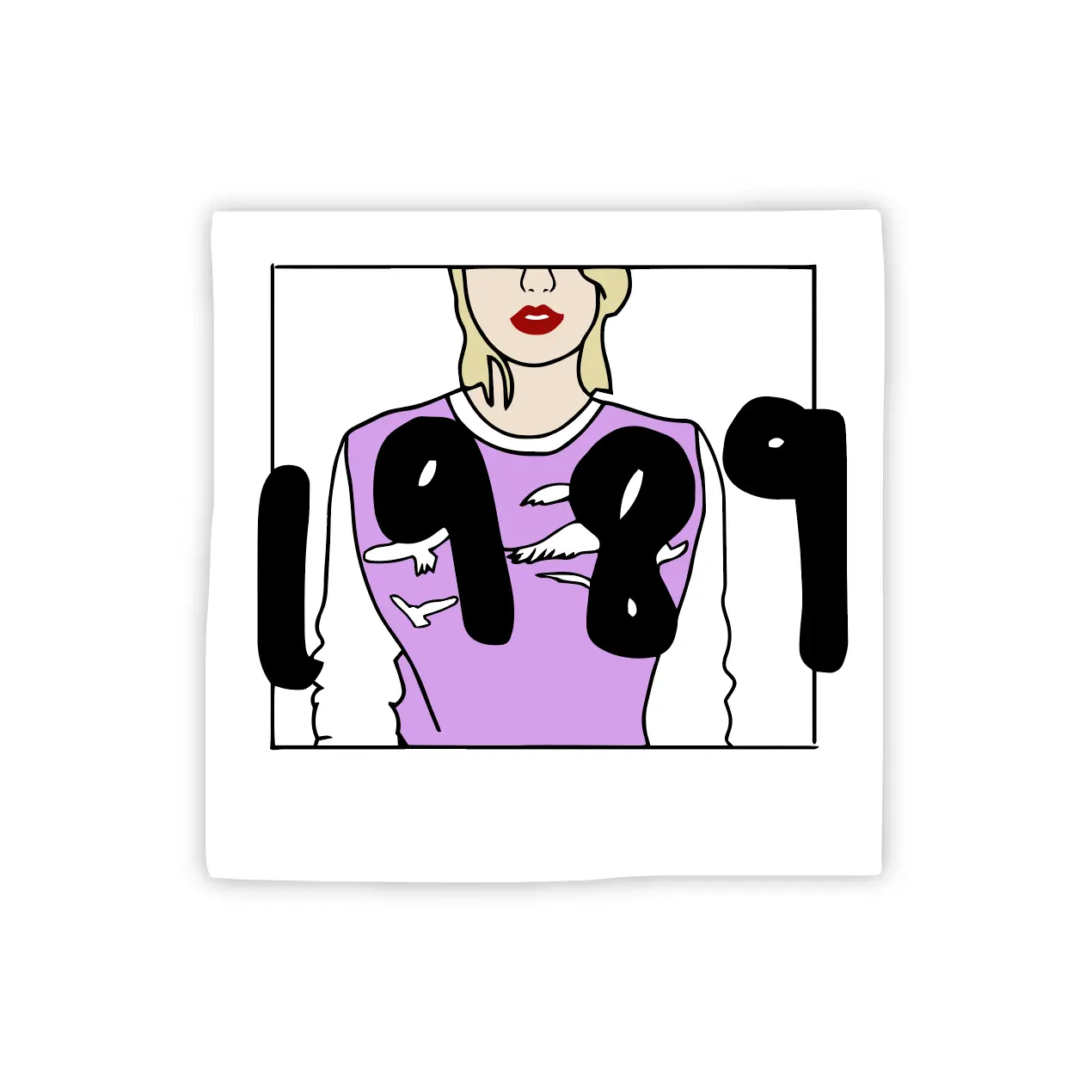 Polaroid 1989 Tay - Sticker, Decorative Sticker