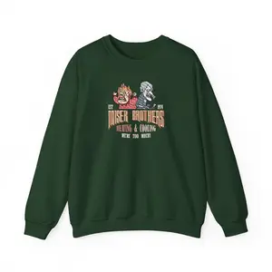Miser Brothers Embroidered Sweatshirt, Miser Brothers Christmas Shirt, Funny The Year Without A Santa Claus Sweatshirt, Heating And Cooling, We Are Too Much