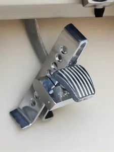 Car Clutch Lock Universal Throttle and Accelerator Anti-Theft Security Device, Heavy-Duty Stainless Steel Brake Pedal Lock for Cars, SUVs and Trucks, Durable Anti-Steal Safety Tool for Vehicle Protection, Easy Installation Auto Security Accessory