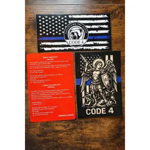 ST. MICHAEL + 1  FLAG + 1 RED CARD