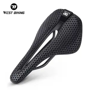 T700 Carbon Fiber 3D Printed Ergonomic Design Bicycle Saddle Shock-proof Lightweight Mountain Road Bike Saddle