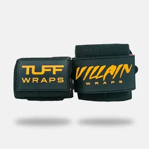 30" Villain Wrist Wraps - Black & Gold