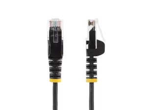 STarTech 20ft Black Slim CAT6 Ethernet Cable Model N6PAT20BLKS
