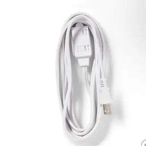 Indoor extension cord in white Features 3 outlets with sliding safety covers 12 feet cord for that extra reach 1-year limited warranty