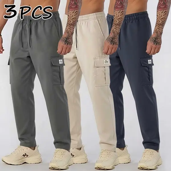 Light Gray + Khaki + Dark Blue