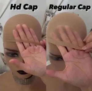 HD Wig Cap - Ultra Thin & Sheer for Most Flawless Wig Install - Clothes Accessories Hats