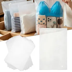 [Summervibes] 50 Pcs Frosted Zipper Bags for Clothes,Resealable Plastic Mailers with Vent Holes,Bikini Bags with Slider Closure for Swimsuit, Bathing Suit,T Shirt Packaging,Tools & Hardware
