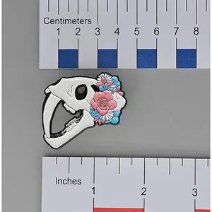 Proud to the Bone Sabertooth Tiger Skull Pride Enamel Pins