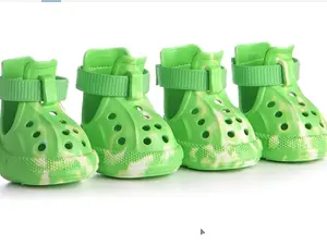 A Set of 4 Green Crocks Size # 8