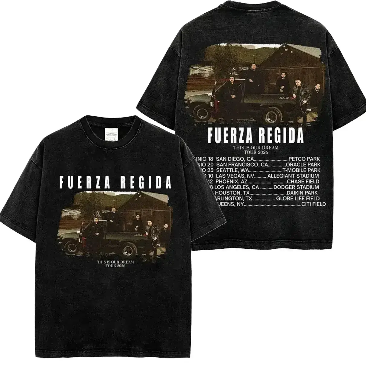 [FREE SHIP] Fuerza Regida - "This Is Our Dream Stadium Tour" 2026 #1 Graphic T-Shirt, regional Music Tshirt, Gift for fans Country Music Mexico-Style Tee FMW