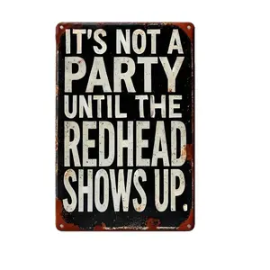 Vintage Humorous Metal Plaque with Quirky Message, Decorative Plaque, Novelty Decor, Perfect for Bar Man Cave Garage, Ideal Gift and Wall Art Decoration