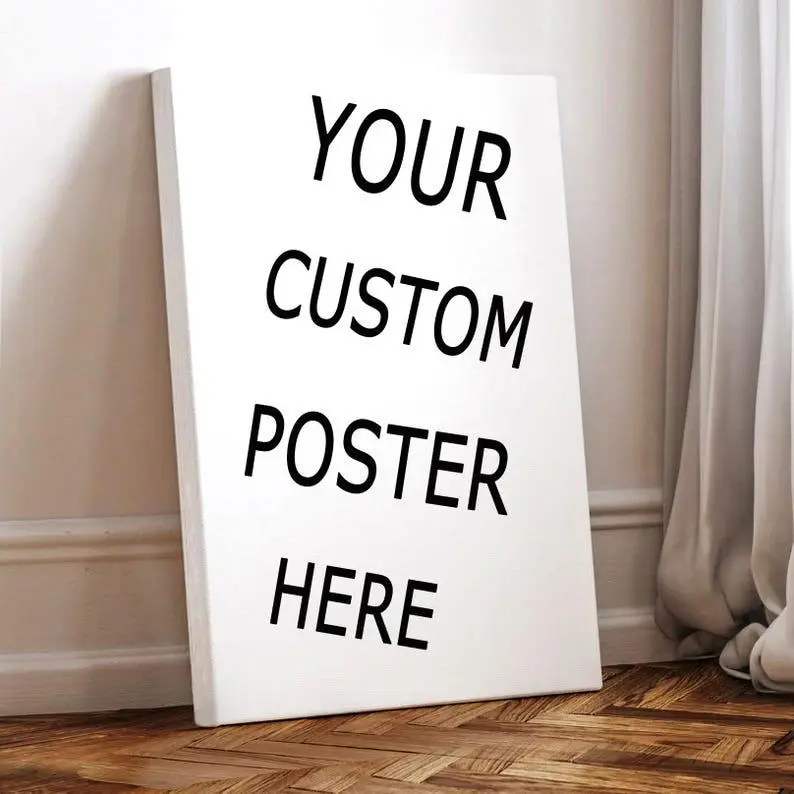 Custom Movie Poster: Personalized Canvas Wall Art
