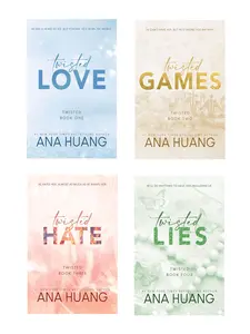 Twisted Novel By Ana Huang (4 book series): Twisted Love, Games, Hate , Lies  (Fantasy Romance , Love and Royal Tales Collection) - Paperback