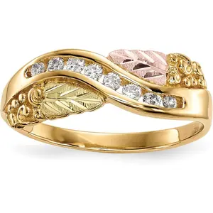Avariah 10K Tricolor Montenegro Gold Diamand Ring - Perfect Gift for Any Occasion & Everyday Wear