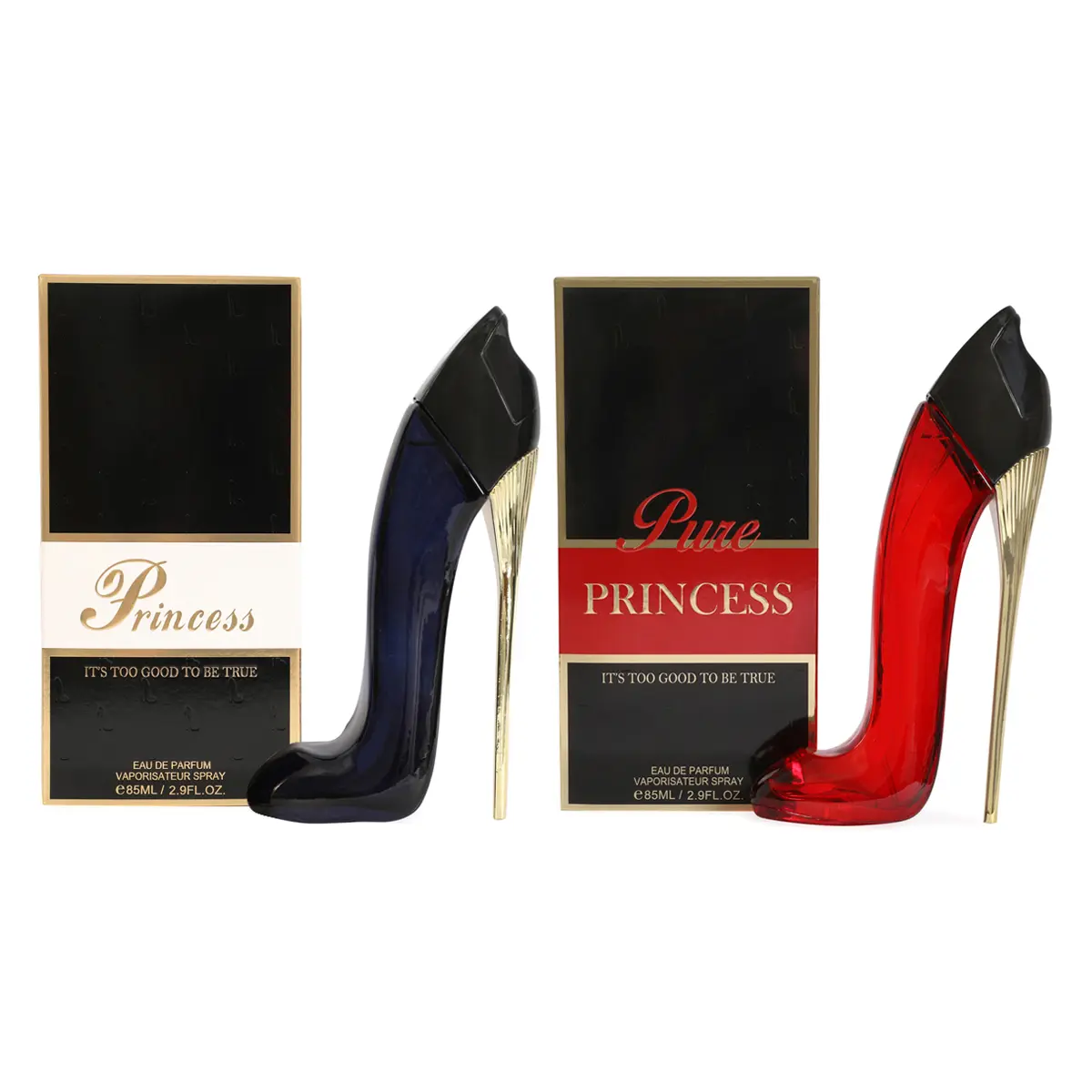 Princess High Heels Black and Red Black Spray Perfume for Women Eau de Parfum 85ml Princess High Heels Black and Red Black Spray Perfume for Women Eau de Parfum 85ml