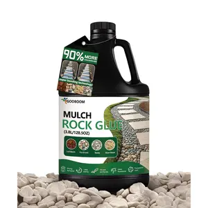 Lockscape Mulch Glue for Landscaping, 1 Gallon Concentrated Mulch Binder, Lasts Up to 2 Years, Non-Toxic for Mulch, Pine Straw, Gravel, Wood Chips & Ground Cover