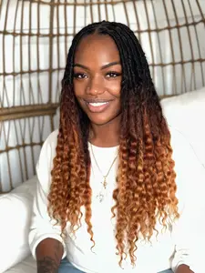Custom Color Human Hair Loc Extensions