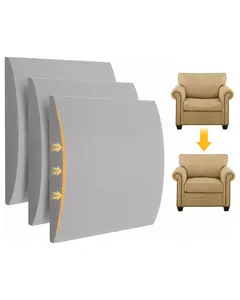 Couch Cushion Support for Sagging Seat - 20" x 20" High-Density Curved Foam Sofa Cushion Support Board, Couch Supporter for Under The Cushions, Grey 1/2/3 Pack