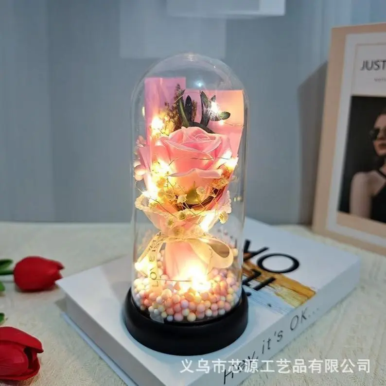 1 pink flower