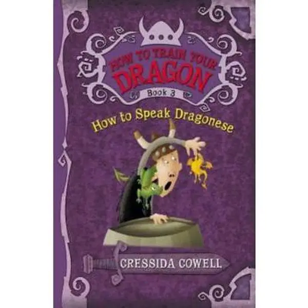 USED Book - How to Speak Dragonese by Hiccup Horrendous Haddock III by Cressida Cowell (Hardcover) - english