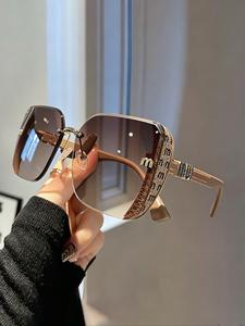 2026 New Unisex Large Frame Fashion Glasses, Trendy Beach Eyewear, Retro Design for Daily Wear, Photography, Travel, Beach, All Seasons