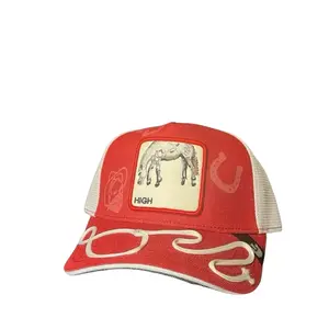 High Horse Red & White Trucker Cap