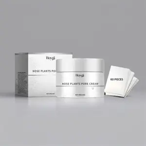 Peel-Off Nose Mask for Deep Pore Cleansing & Blackhead Removal with Bamboo Charcoal & Hyaluronic Acid, Gentle Oil Control & Purifying Formula for Oily & Combination Skin