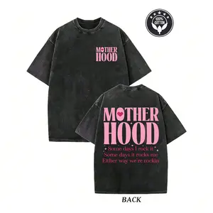 Motherhood Rockin' It Vintage Washed Oversized Tee