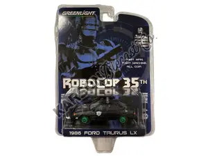CHASE 1986 Ford Taurus LX - Detroit Metro West Police RoboCop (Anniversary Collection Series 15) Diecast 1:64 Scale Model - Greenlight 28120D