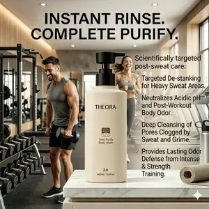 THEORA-G-Zero Odor Dignity-Persimmon-total purify body wash soap-omni-7 neturlizing matrix-alternative for perfume deodorant soap- hygiene PH balance-kids body deep cleansing soap-Theorapy Series-official shop
