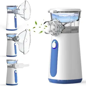 【Valentine's Day Special Offer】Portable Handheld Nebulizer,Rechargeable Mesh Spacer Machine With Accessories For Adult & Kid, Handheld Electric Atomizer For Breathing Lssues Moisturizers