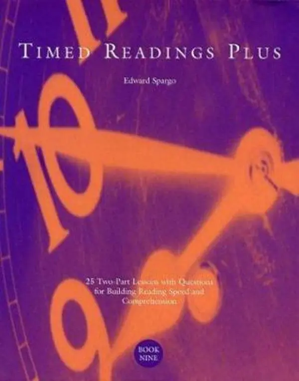 Used Timed Readings Plus: Book 8 by Edward Spargo - Paperback English Reading Materials for Text Comprehension, Fluency Building to Increase Fluency