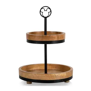 Picnic Time Mickey Mouse 2-Tier Serving Tray Picnic Time Mickey Mouse 2-Tier Serving Tray