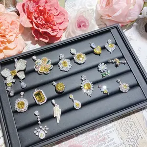 Lab-Grown Yellow Diamond Pendant, Floral & Daisy Petal Design, Women’S Jewelry For Daily Wear, Parties & Gifting