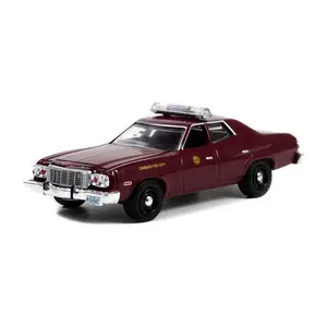 1976 Ford Torino - Lombard Fire Department Illinois (Fire & Rescue) Series 3 Diecast 1:64 Scale Model Car - Greenlight 67030A